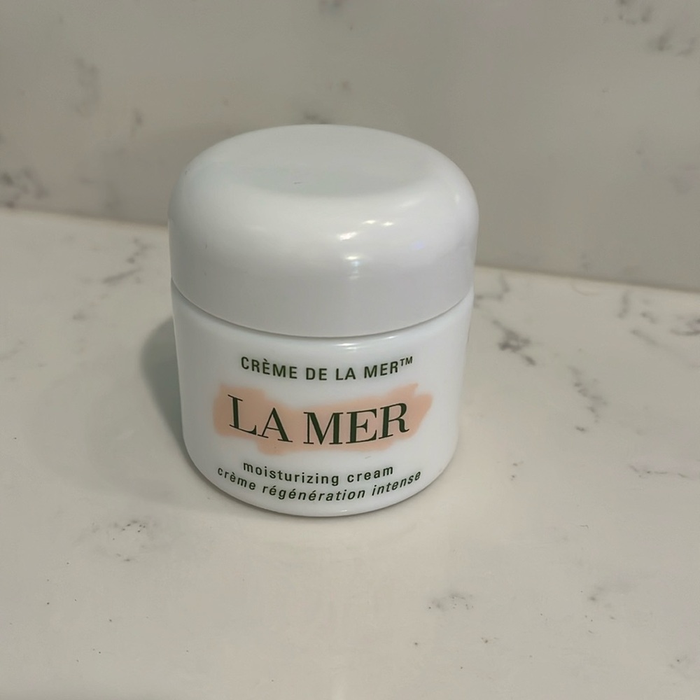 EMPTY La Mer 2oz Crème de la Mer jar with spatula